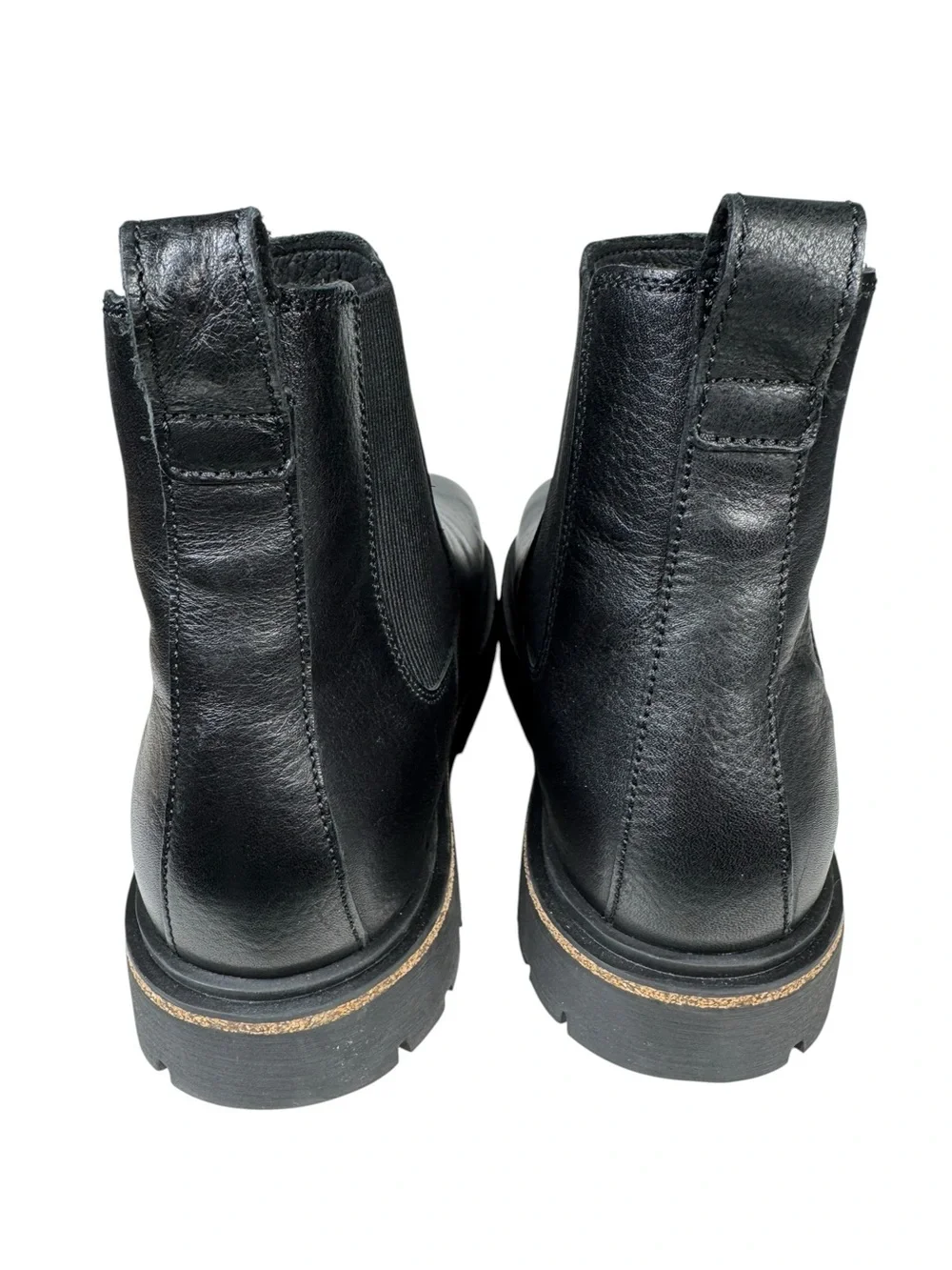 NEW Birkenstock Highwood Chelsea Slip-On Boots Womens 8US/39EU Black Leather